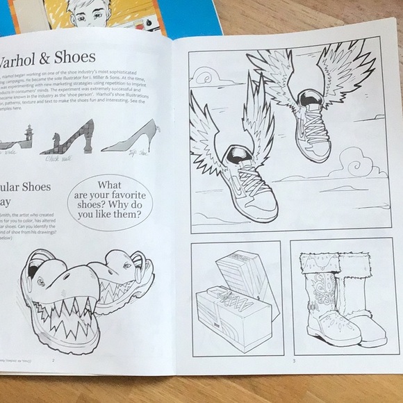 Andy Warhol coloring books! - Picture 3 of 6